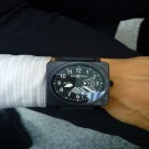 台中流當手錶拍賣 原裝 BELL&ROSS BR01-96 PVD ALT 自動 男錶 9成9新 喜歡價可議