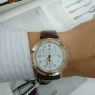 台中流當手錶拍賣 原裝 HERMES 愛馬仕 三眼 計時 不銹鋼 半金 石英 男女錶 9成新 KR001